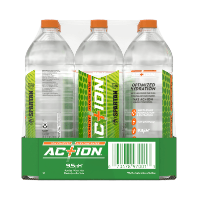 Ac+ion Alkaline Water 1L 12pack left view