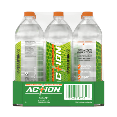 Ac+ion Alkaline Water 1L 12pack rightview