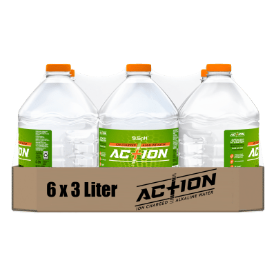 Ac+ion Alkaline Water 3L 6pack bottle front view